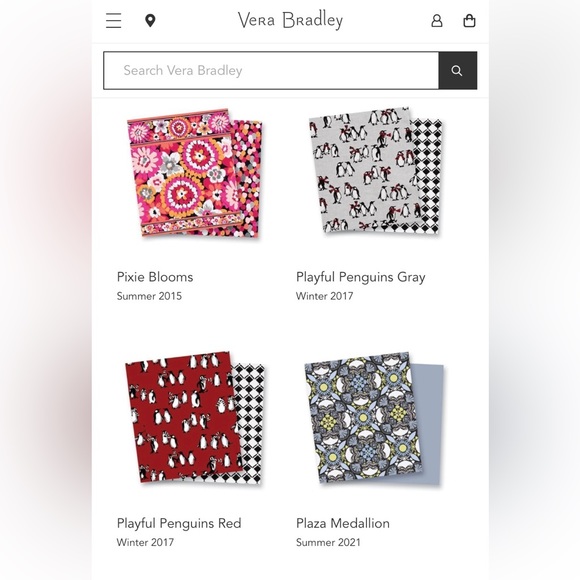 Vera Bradley Hooded Fleece Penguin Robe Hooded ✨ Red + Gray Size Medium - Picture 5 of 8